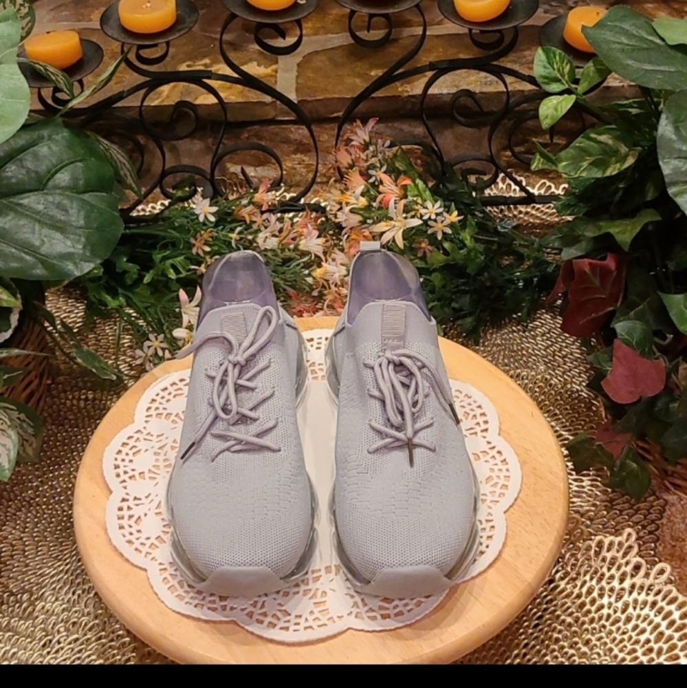 Air Cushion Lace Up Walking Pink Sneakers - Picture 10 of 12